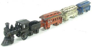 Dent Antique Cast Iron Train 35 4 Piece Set