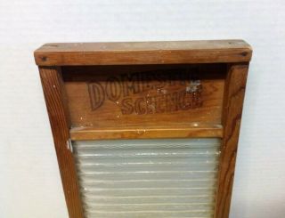 Vintage National Washboard Co.  Glass No 864,  Made is USA - Domestic Science 8