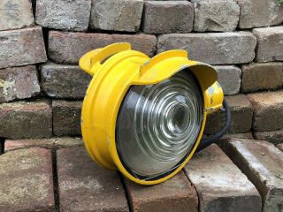 1940’s Lm Line Material Co.  Runway Marker Light Lamp Type M - 2 Usaf