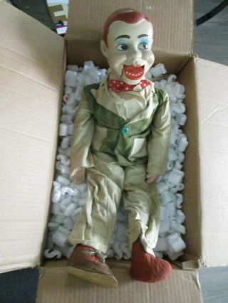 Charlie Mccarthy Vintage Ventriloquist Composition Head Doll,  24 " Tall,  40 - 50 