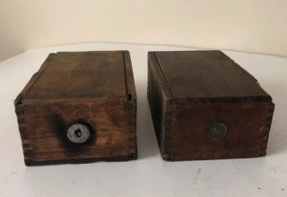 2 Antique Ford Model A / Mod T Wood Battery / Ignition Coil Old Vintage Rat Rod 6