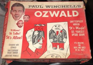 1961 Ozwald,  Paul Winchell’s Upside - Down Man Toy Face Mask