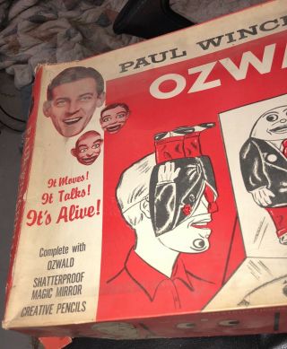 1961 Ozwald,  Paul Winchell’s Upside - Down Man Toy Face Mask 2