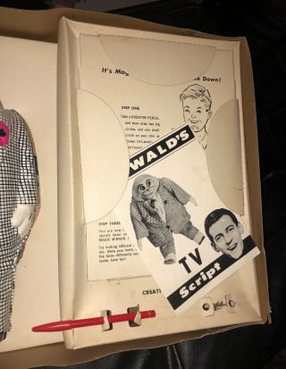 1961 Ozwald,  Paul Winchell’s Upside - Down Man Toy Face Mask 6