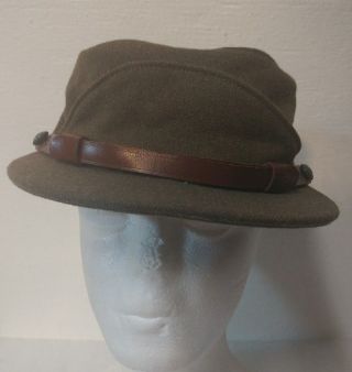 Canadian Military Army Cap Hat Size 6 7/8 By Buffalo Cap Co Ltd.  Ear Flaps C