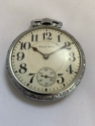 1927 model 227 Railroad Pocket Watch South Bend Watch Co 21 Jewels 2