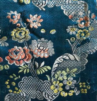 1.  1m Antique 19th Century Silk Brocade,  Spitalfields,  Lyon 28