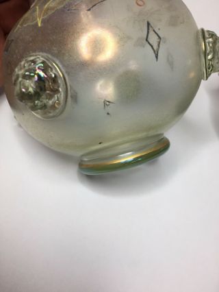 Art Nouveau Glass Vases Fritz Heckert C1900 Signed Pair 6