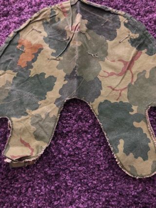 Vietnam War Mitchell Camouflage Helmet Cover Leaf Pattern 8415 - 261 - 6833