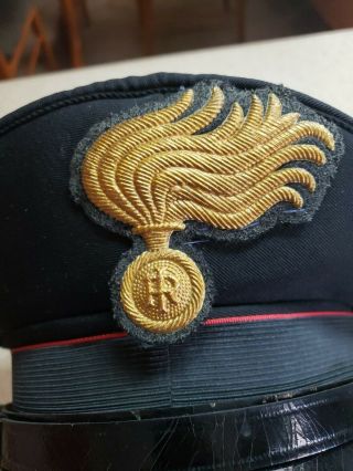 Italian Police Officer Uniform Cap Visor Hat Carabinieri Italy 2