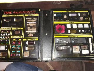 Vintage Tane Drug Identification Kit.  Still Has Box