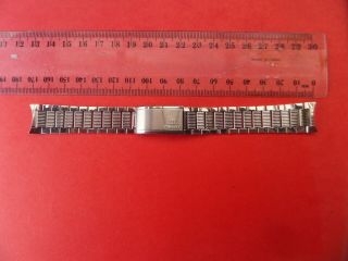 Vintage Antique Old Steel Gay Freres Tissot Watch Band Bracelet Dated 2/65