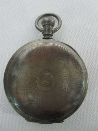 1893 AMERICAN WALTHAM OPEN FACE POCKET WATCH with COIN SILVER CASE 3