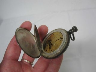 1893 AMERICAN WALTHAM OPEN FACE POCKET WATCH with COIN SILVER CASE 4