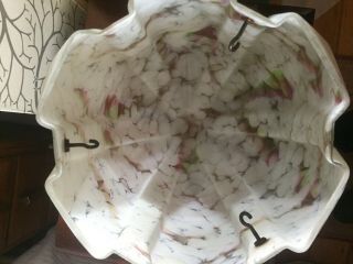 Art Deco hanging lamp large ' jelly mould ' ceiling light 3