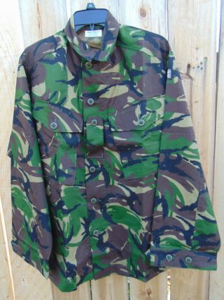 British Military Dpm Woodland Camo Jacket,  Sz 190 - 112,  U.  S.  L/t,  Non - Issued