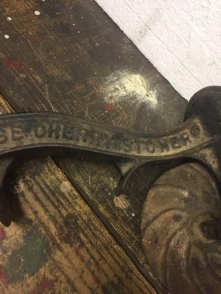 Antique Cast Iron No 1 Enterprise Cherry Stoner 1463 3