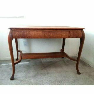 Antique 19th Century Tiger Oak Library Table Pickup Bakersfield Ca