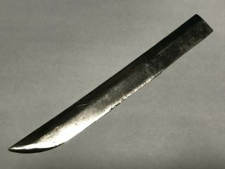Japanese Samurai Sword 20.  0cm 7.  87inch Edo Steel Parts Repair Tamahagane 61