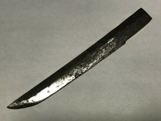 Japanese Samurai Sword 18.  7cm 7.  36inch Edo Steel Parts Repair Tamahagane 60