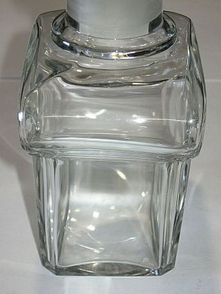 Vintage Guerlain Baccarat Signed Display Perfume Bottle - 6 1/2 