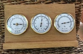 Vintage Royal Mariner Barometer & Thermometer & Hydrometer