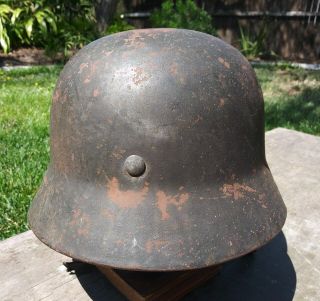 WW2 German or Romanian M35 Helmet size 66 4
