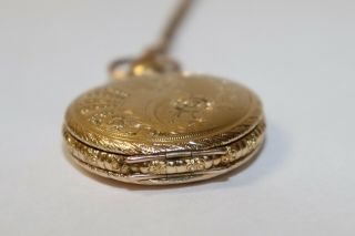 1898 HAMPDEN MOLLY STARK 3/0 Pocket Watch 7 Jewel DUEBER Hunt Case 14K Gold Fill 6