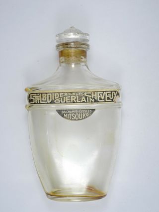 Rare Vintage Mitsouko Guerlain Stilboide Pour Les Cheveux Bottle 5.  25 "