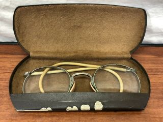 Old Eye Protection Vintage Antique Safety Glasses In The Case Steampunk