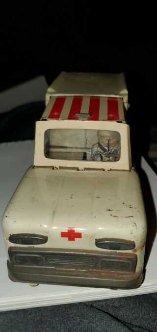 Vintage ice cream truck friction toy car 3