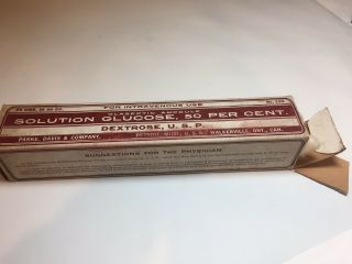 Antique Vintage Glucose Ampoule Vial Medicine Collectible Glass