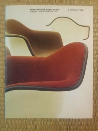 Eames Molded Plastic Chairs By Herman Miller Vintage Brochure 1977