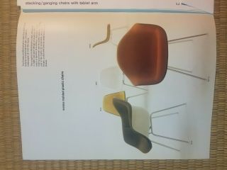 Eames Molded Plastic Chairs By Herman Miller Vintage Brochure 1977 3