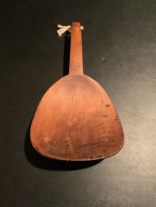 Vintage Antique Kitchen Primitive Wood Wooden Butter Dough Paddle Spoon