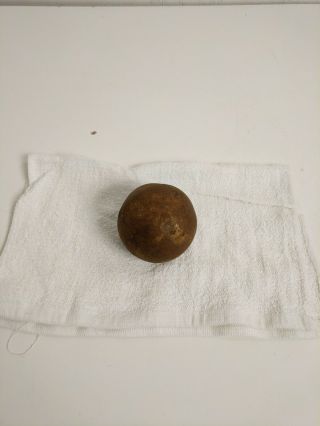 Antique Civil War 7lb Cannonball (3.  5 Inch Diameter) Listing 2