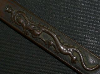 Dragon Koduka Of Katana (sword) : Edo : 3.  7 × 0.  5 " 30g