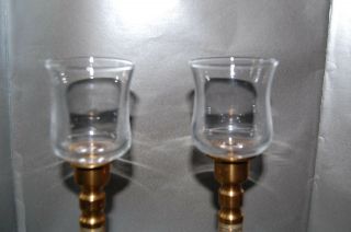 Ornate Vintage - solid brass candle sticks with or without glass cup 3