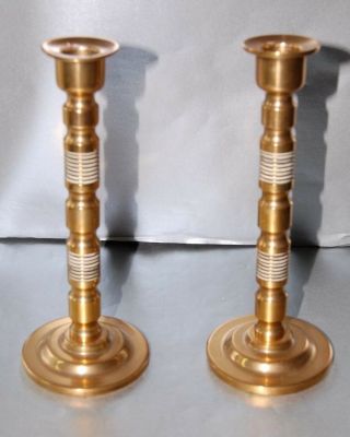Ornate Vintage - solid brass candle sticks with or without glass cup 4