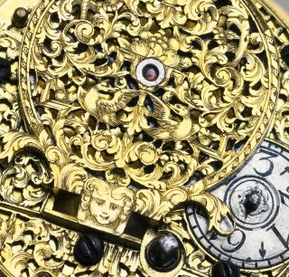 1700s - 22k GOLD PAIR CASE VERGE FUSEE Antique Pocket Watch SpindelTaschenUhr 9