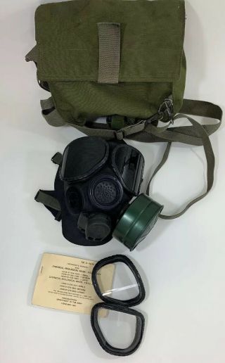 Gas Mask Us Army Vintage Chemical - Biological Respirator/us M02c01 Size S