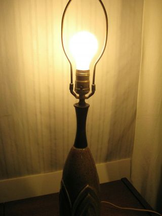 Vintage Ceramic Mid Century Table Lamp 6