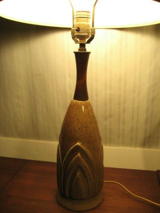 Vintage Ceramic Mid Century Table Lamp 8