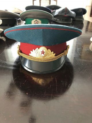 Soviet Russian Militia Parade Hat Cap Military Uniform Ussr Size 56 /