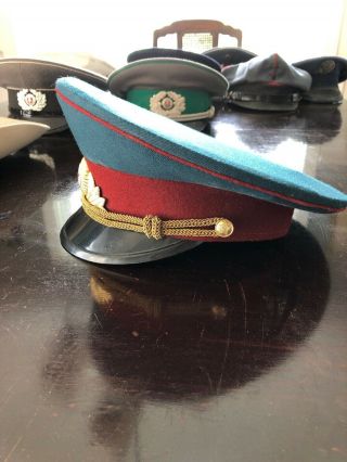 Soviet Russian Militia Parade Hat Cap Military Uniform USSR Size 56 / 3