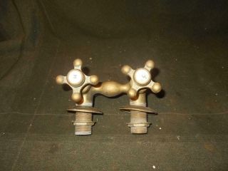 Antique Bronze Hot & Cold Water Faucet For Old Claw Foot Bath Tub