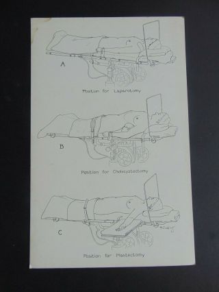 Vintage Pen & Ink Drawings / Illustrations On Operating Room Technique