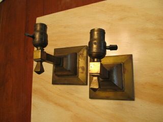 Antique Brass Wall Scounce Light Fixtures Craftsman Style