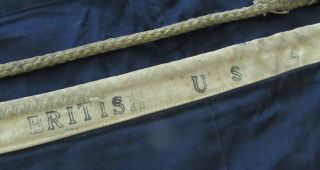 Rare WW2 ALLIED VICTORY IN EUROPE FLAG American British V - E Day Banner 12