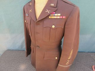 Wwii Named Philippine Defense Coast Artillery Dress Tunic Bataan Pow?